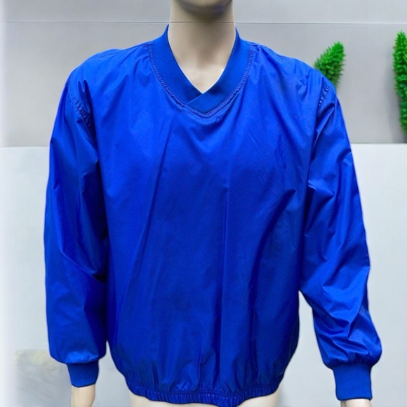 Harriton Athletic V-Neck Pullover Jacket Windshirt - Picture 7 of 16